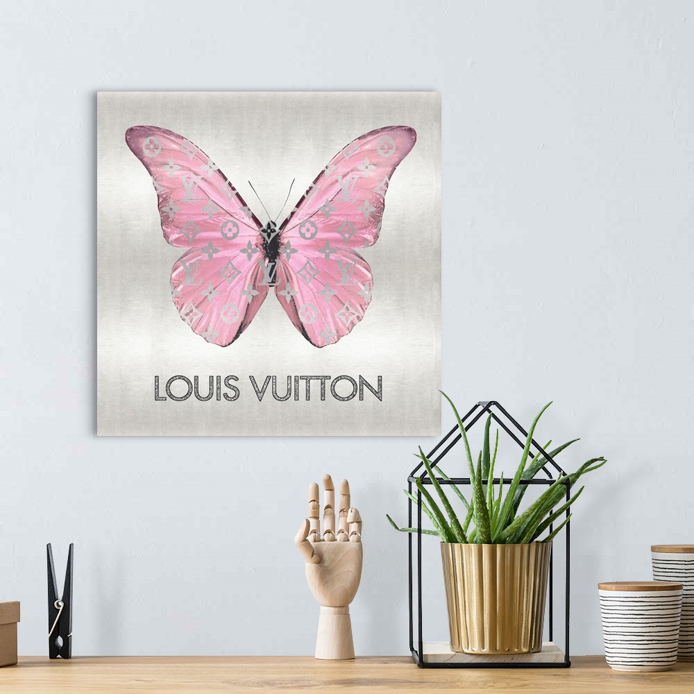 A bohemian room featuring Fashion Butterfly Pink II