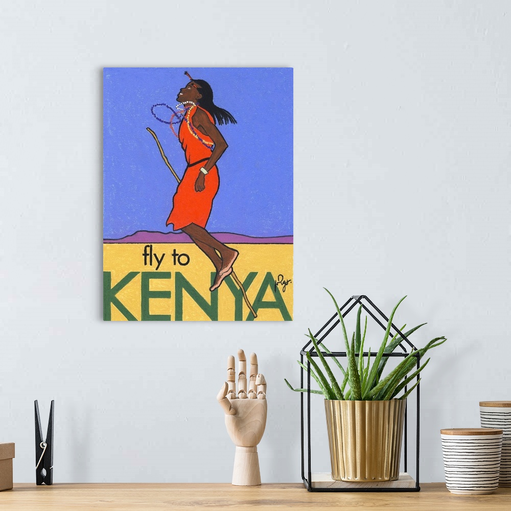 A bohemian room featuring Fly To Kenya