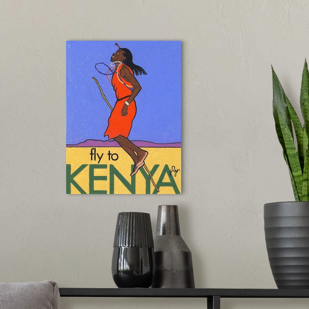 A modern room featuring Fly To Kenya
