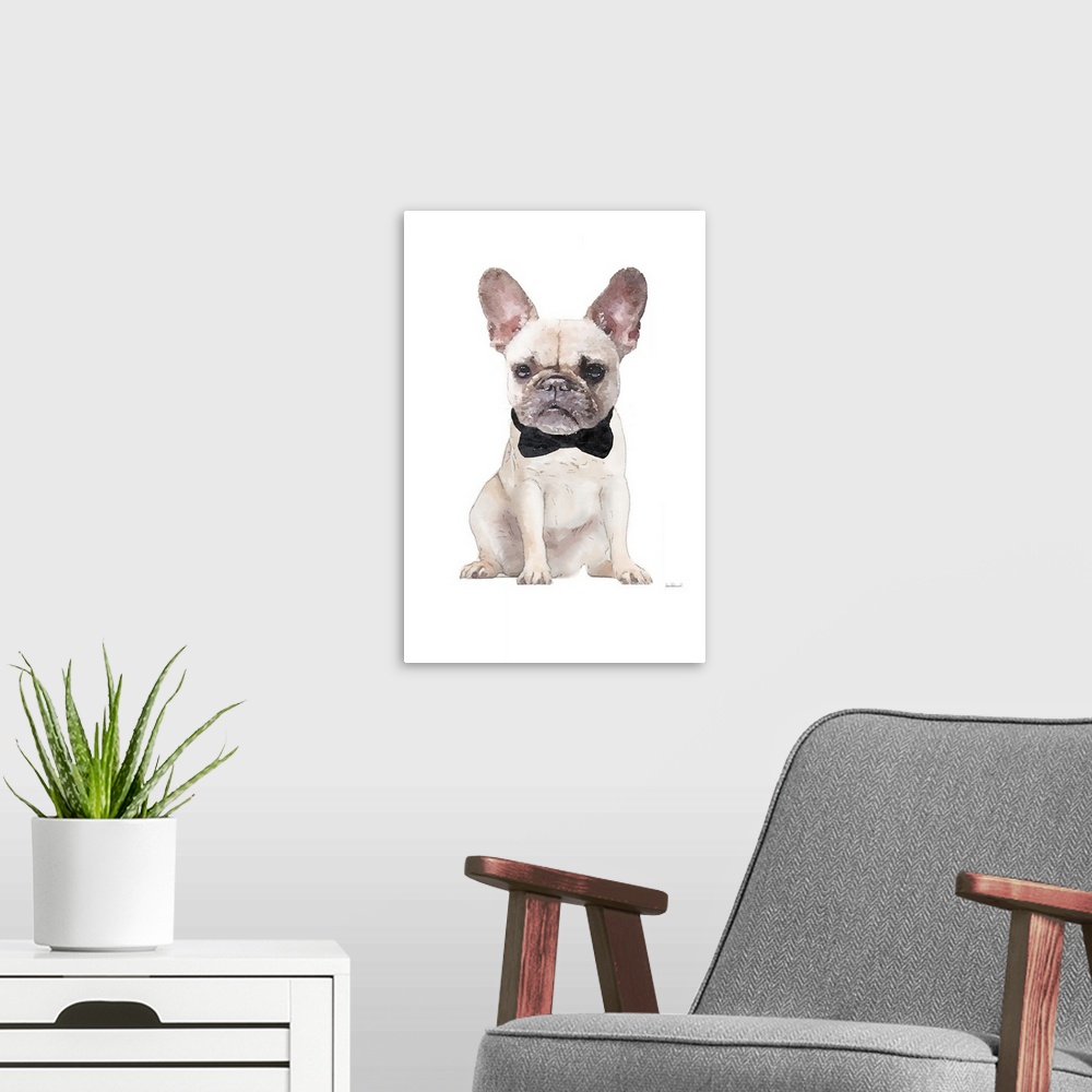 A modern room featuring Frenchie II