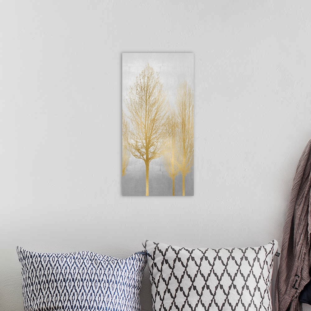 A bohemian room featuring Gold Tree Panel I