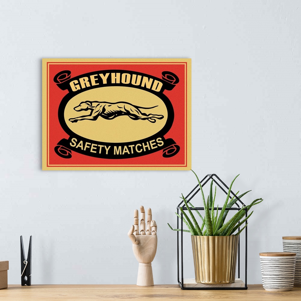 A bohemian room featuring Greyhound Safety Matches