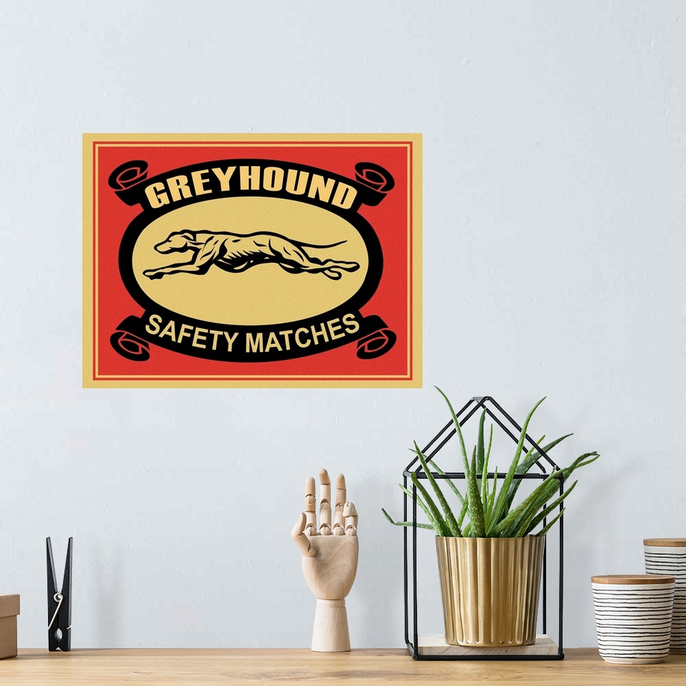 A bohemian room featuring Greyhound Safety Matches