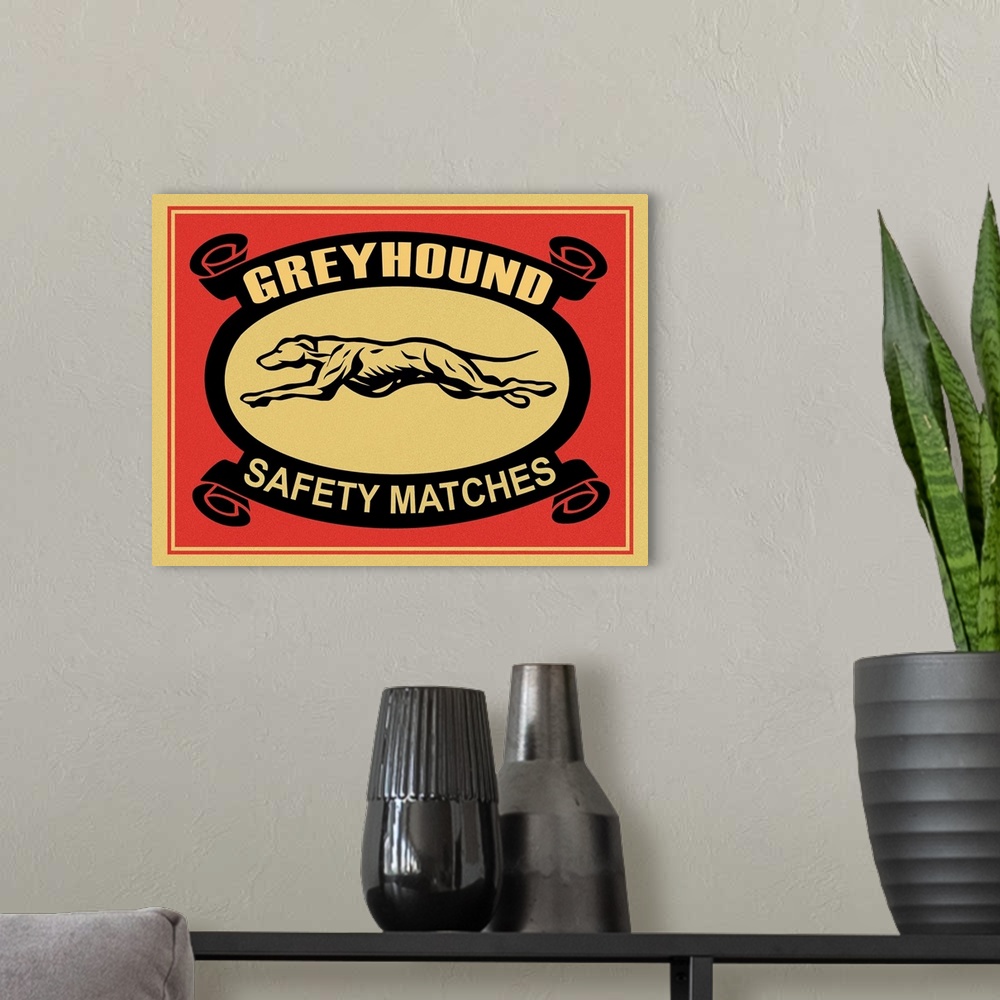 A modern room featuring Greyhound Safety Matches