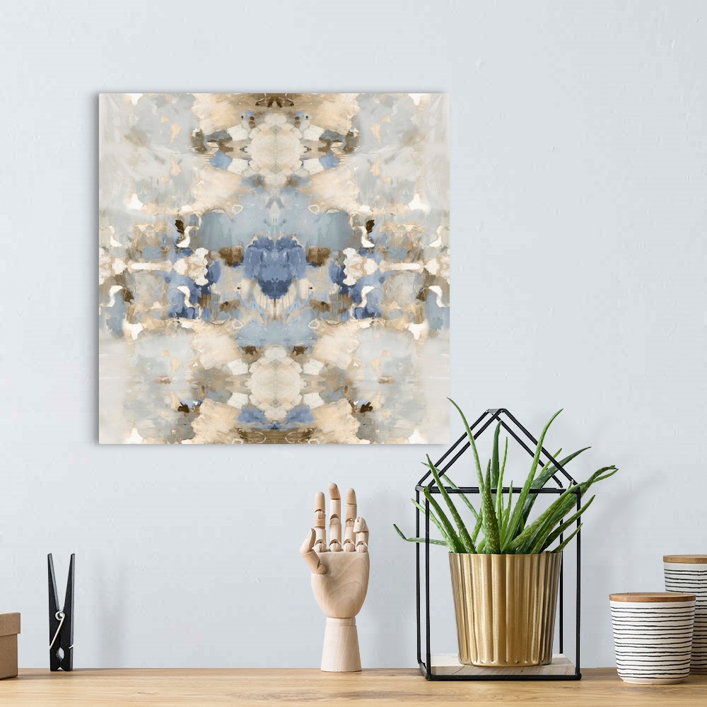 A bohemian room featuring Harmony Blue And Brown IV