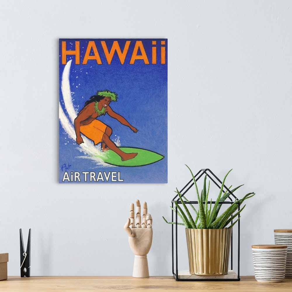 A bohemian room featuring Hawaii Air Travel