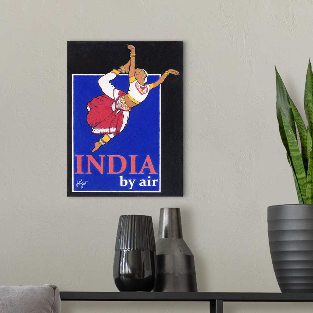 A modern room featuring India By Air