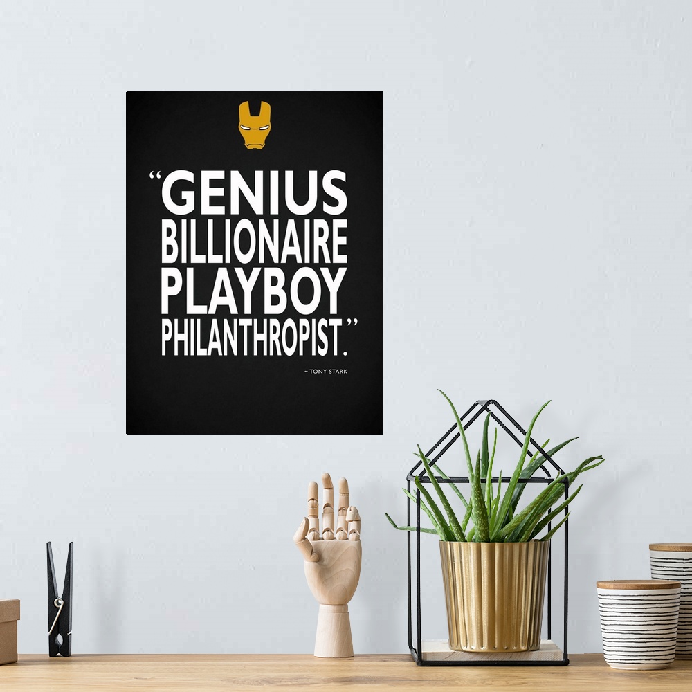 A bohemian room featuring "Genius billionaire playboy philanthropist." -Tony Stark