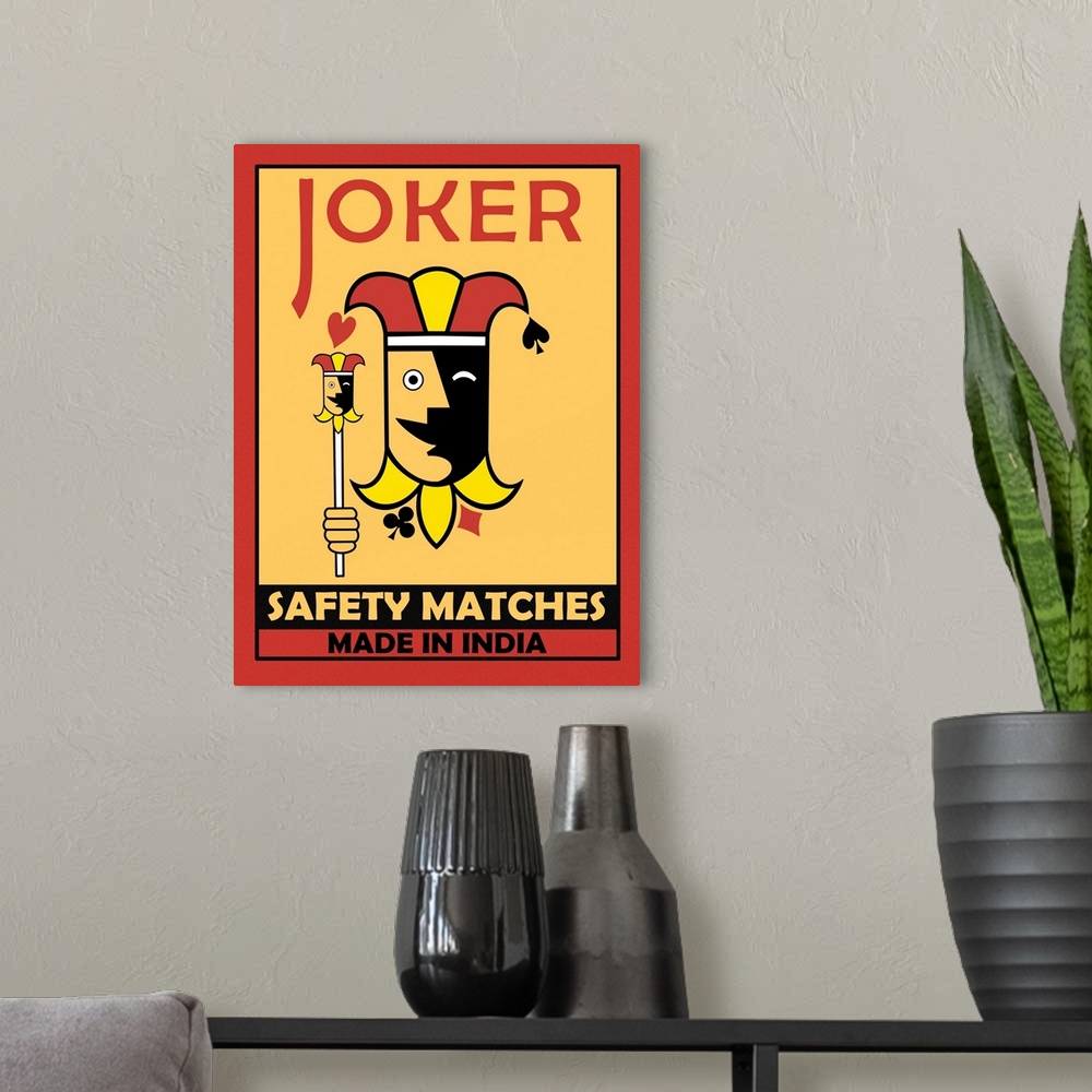 A modern room featuring Joker Matches