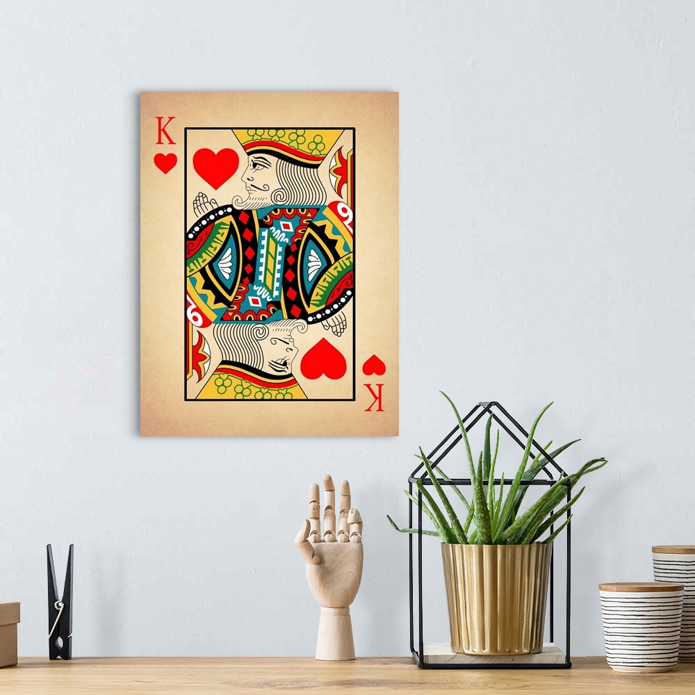 A bohemian room featuring King Of Hearts