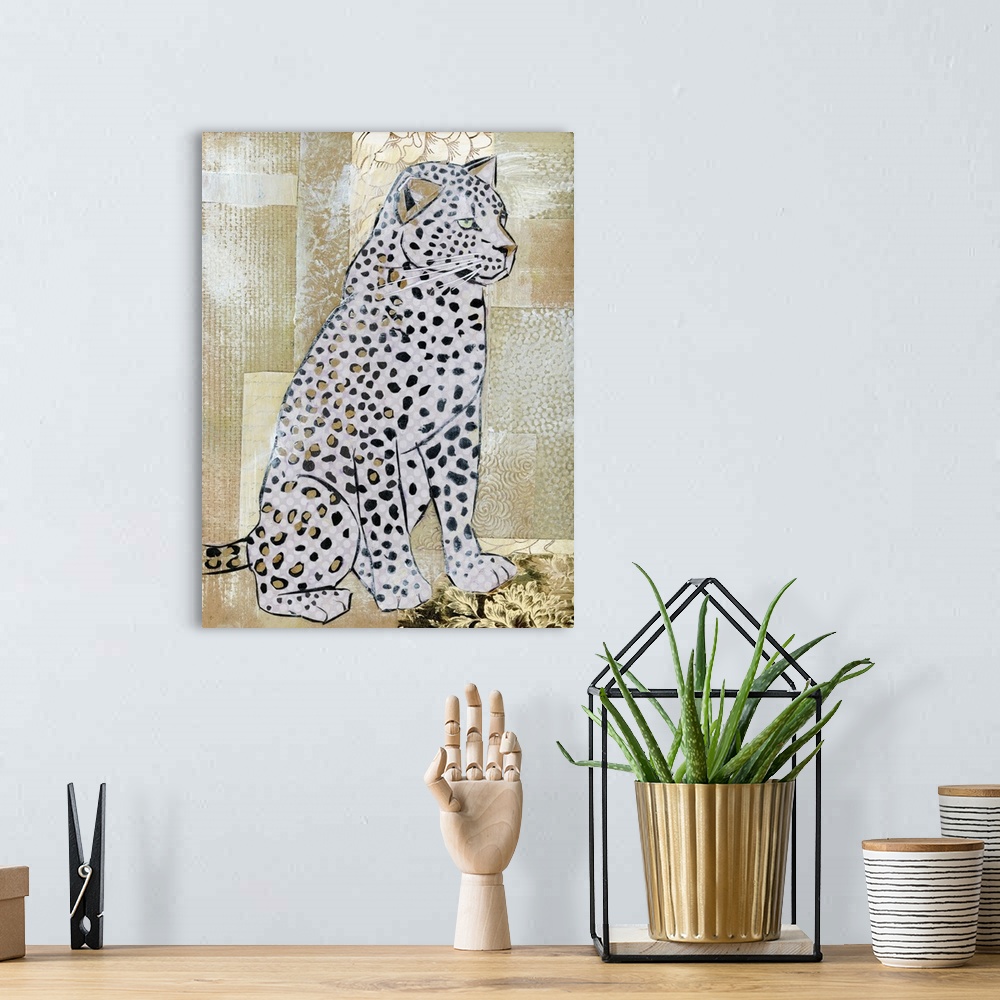 A bohemian room featuring Leopard Beauty