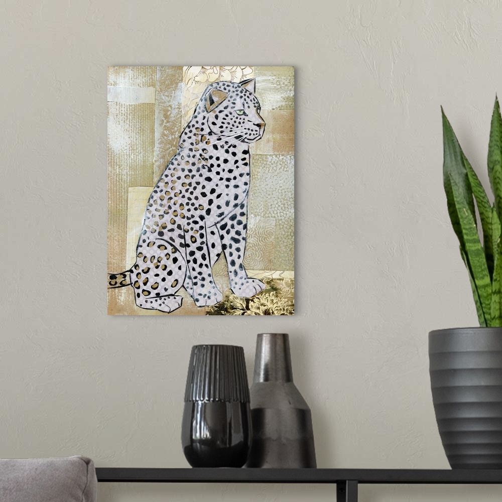 A modern room featuring Leopard Beauty