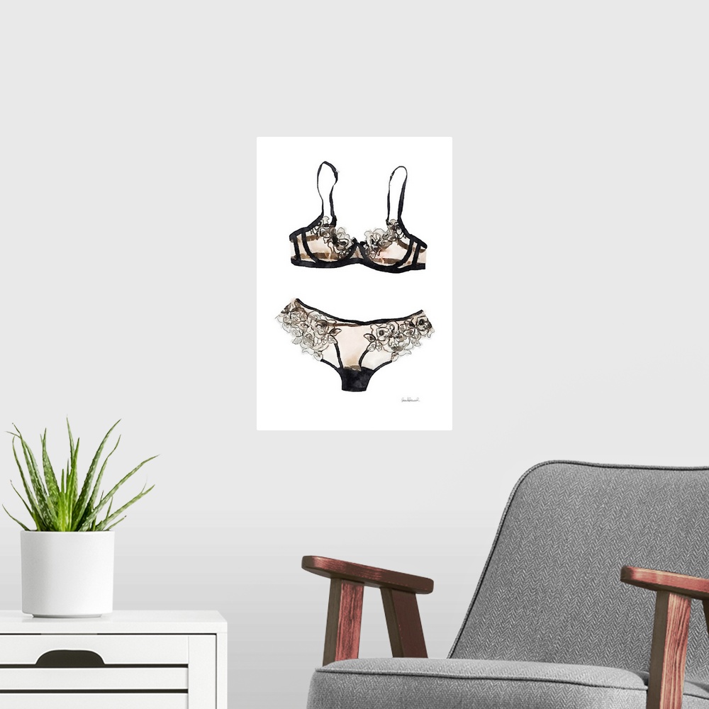 A modern room featuring Lingerie V