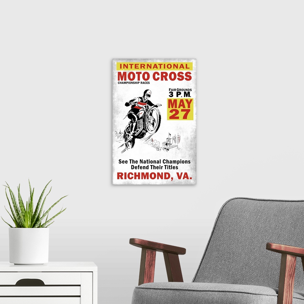 A modern room featuring MotoCross Richmond VA