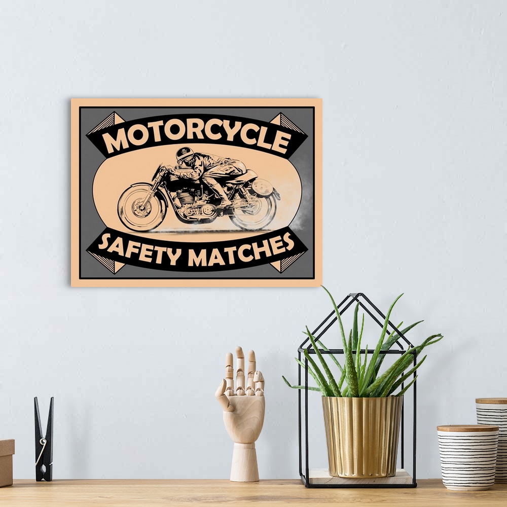 A bohemian room featuring Motorcycle Safety Matches