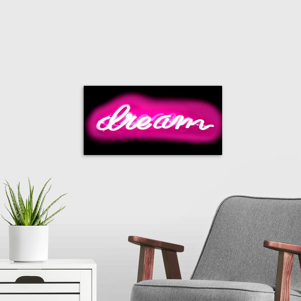 A modern room featuring Neon Dream PB