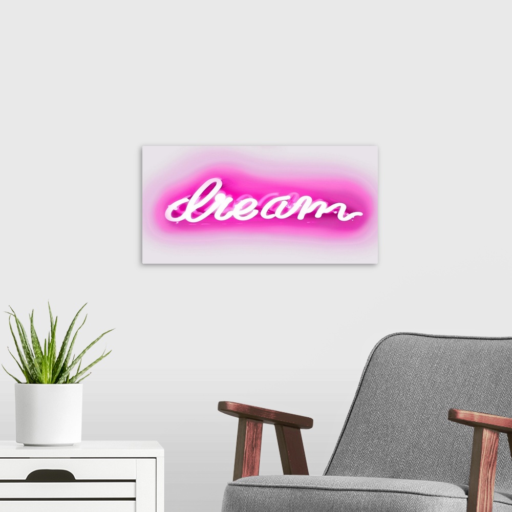 A modern room featuring Neon Dream PW