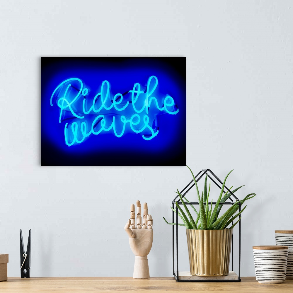 A bohemian room featuring Neon Ride The Waves BB