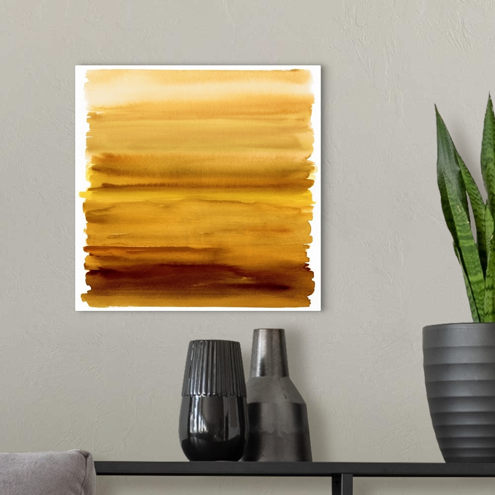 A modern room featuring Ombre Amber II