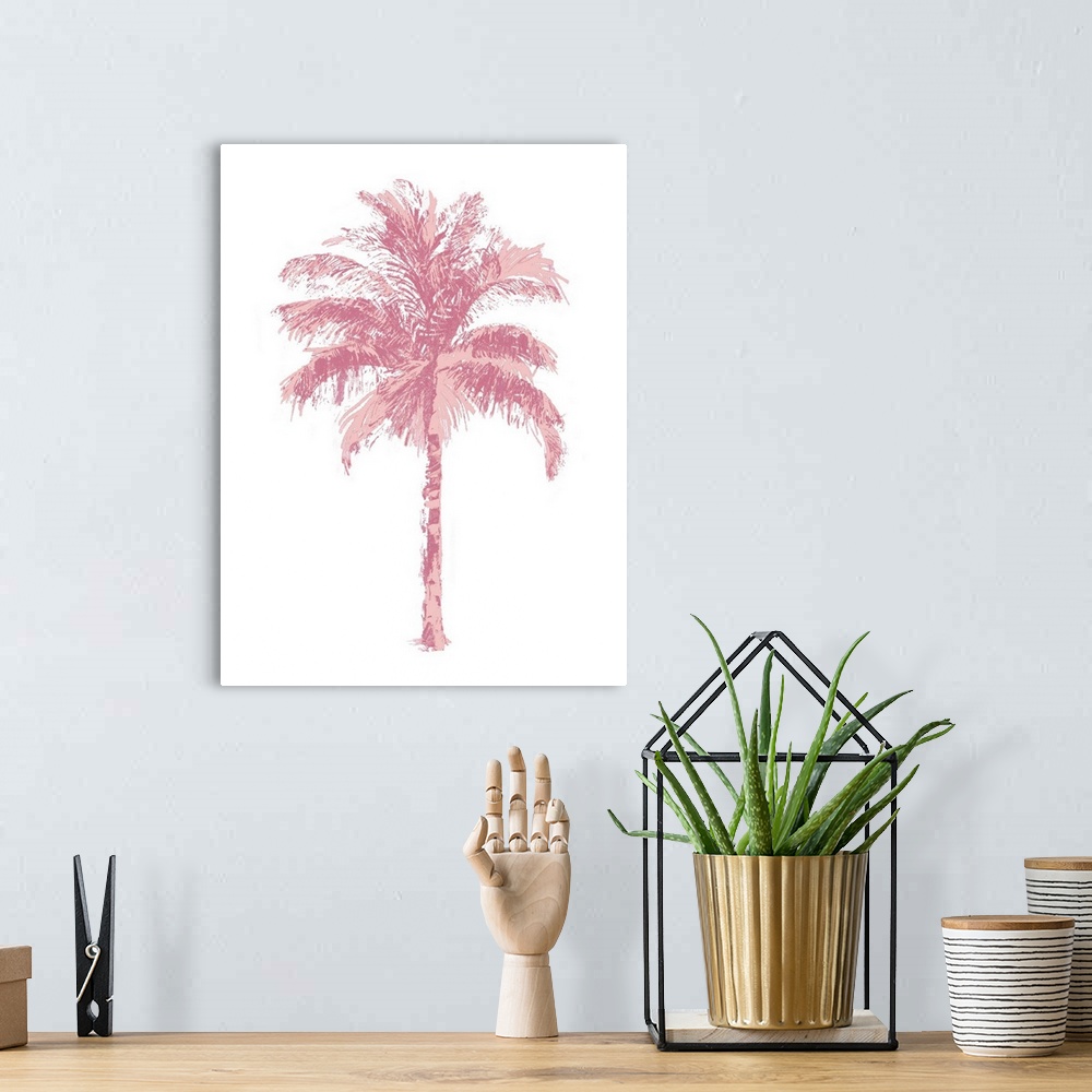 A bohemian room featuring Palm Pink II