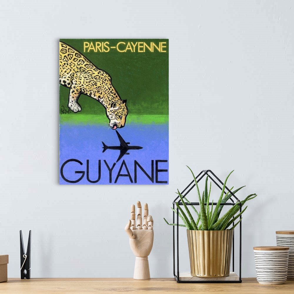 A bohemian room featuring Paris-Cayenne Guyane