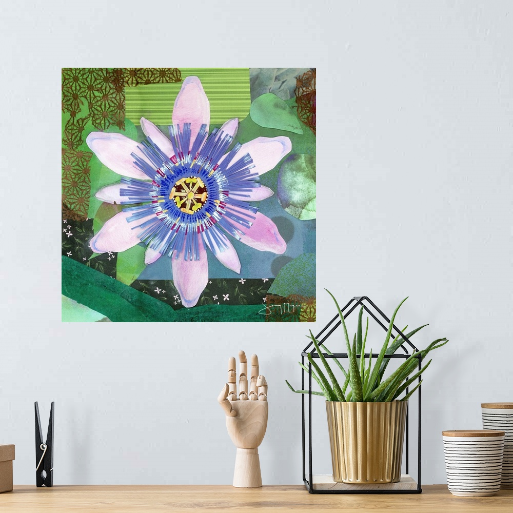 A bohemian room featuring Passion Flower II
