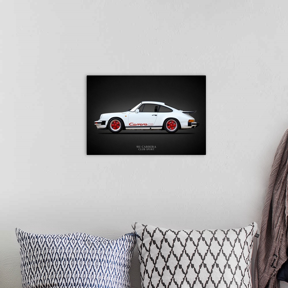 A bohemian room featuring Porsche Carrera Club Sport 88
