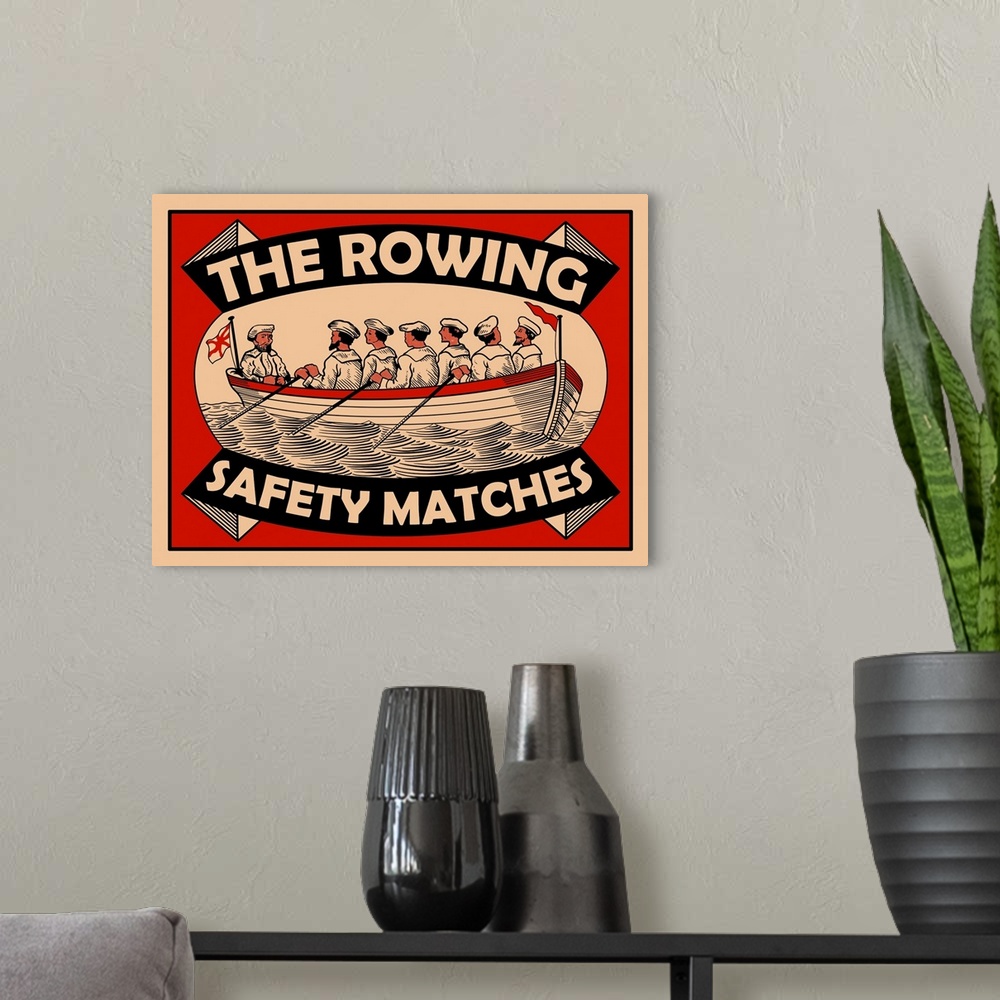 A modern room featuring Rowing Safety Matches