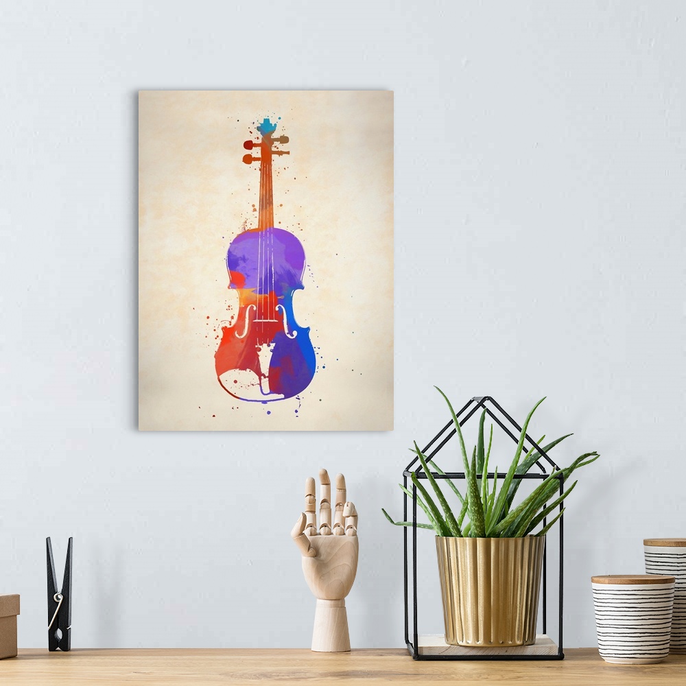 A bohemian room featuring String I Cello
