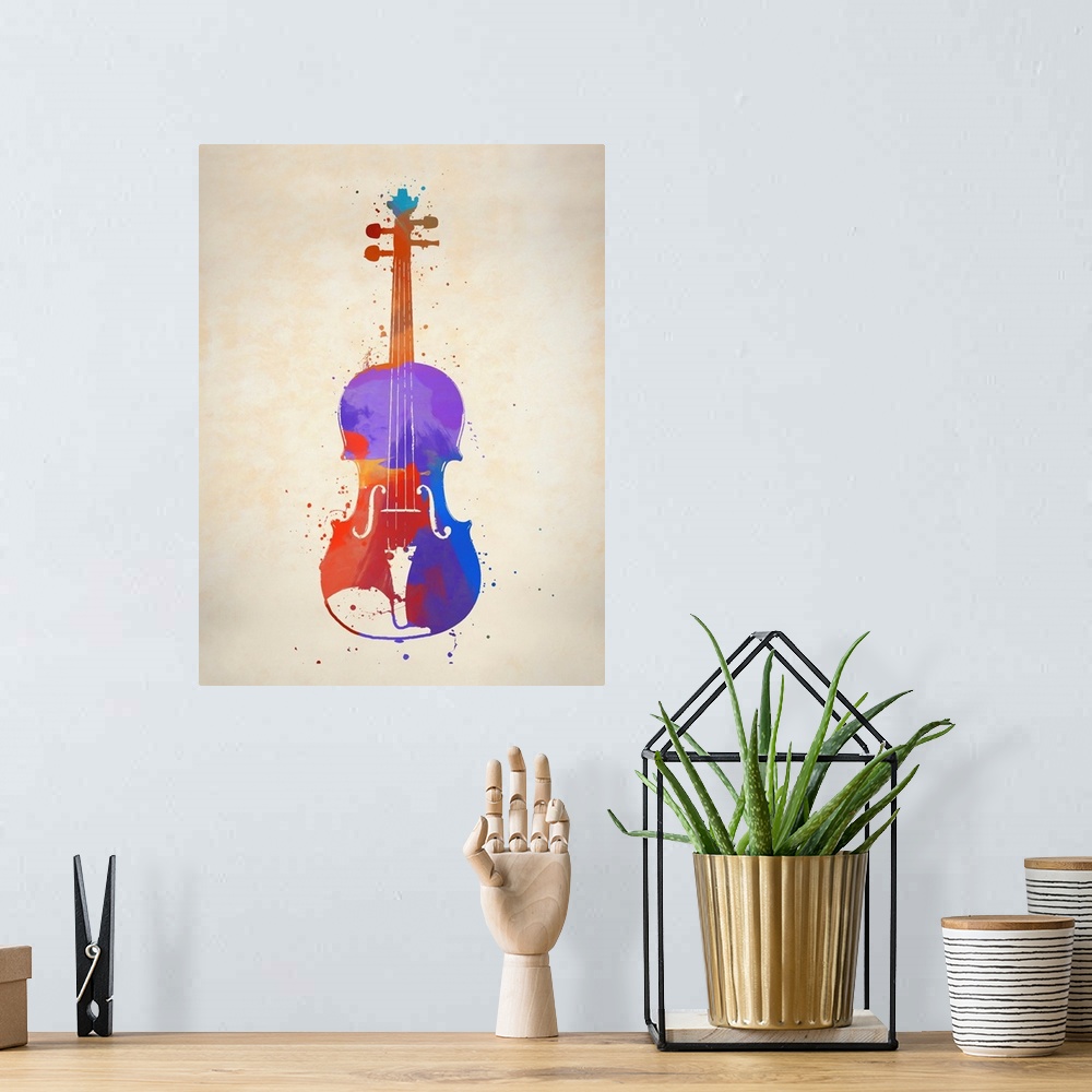 A bohemian room featuring String I Cello