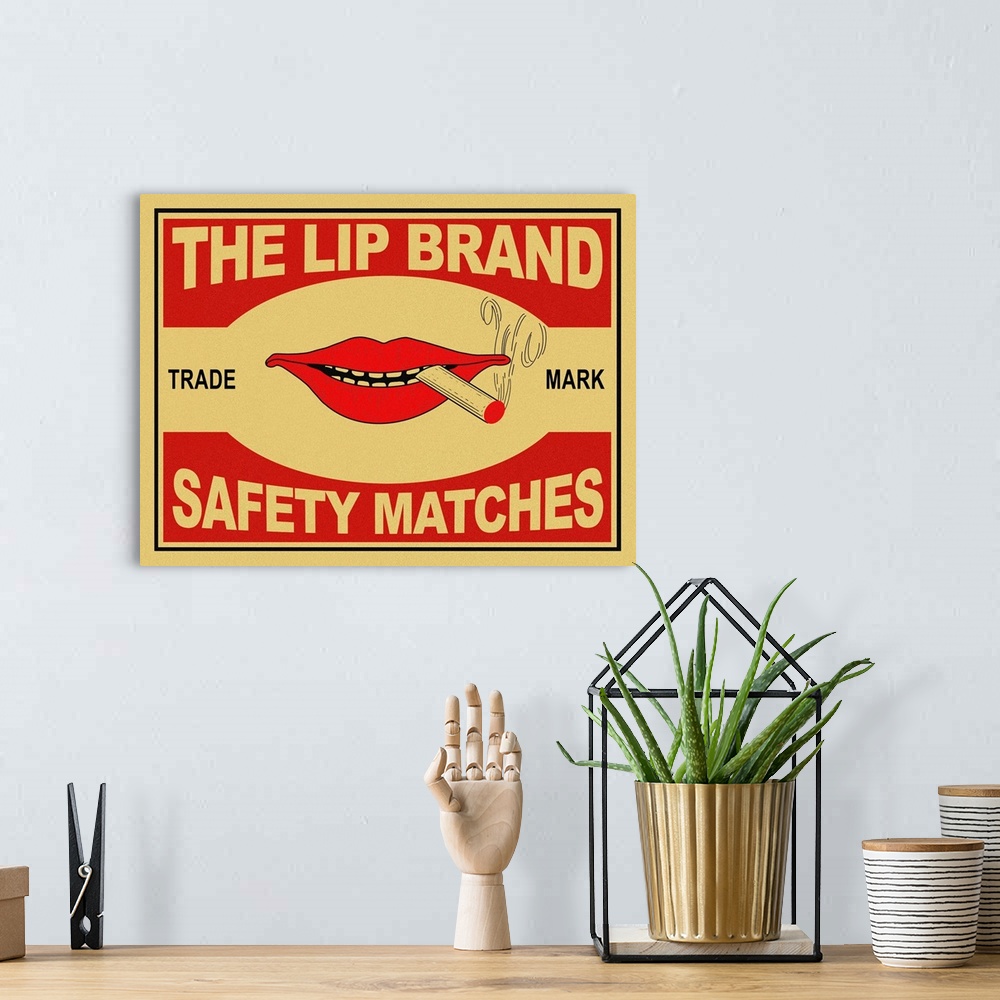 A bohemian room featuring The Lip Brand Matches