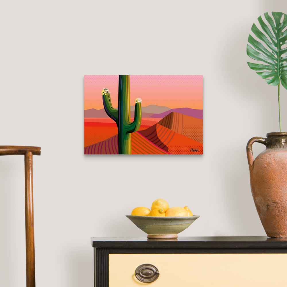A traditional room featuring Saguaro Bloom
