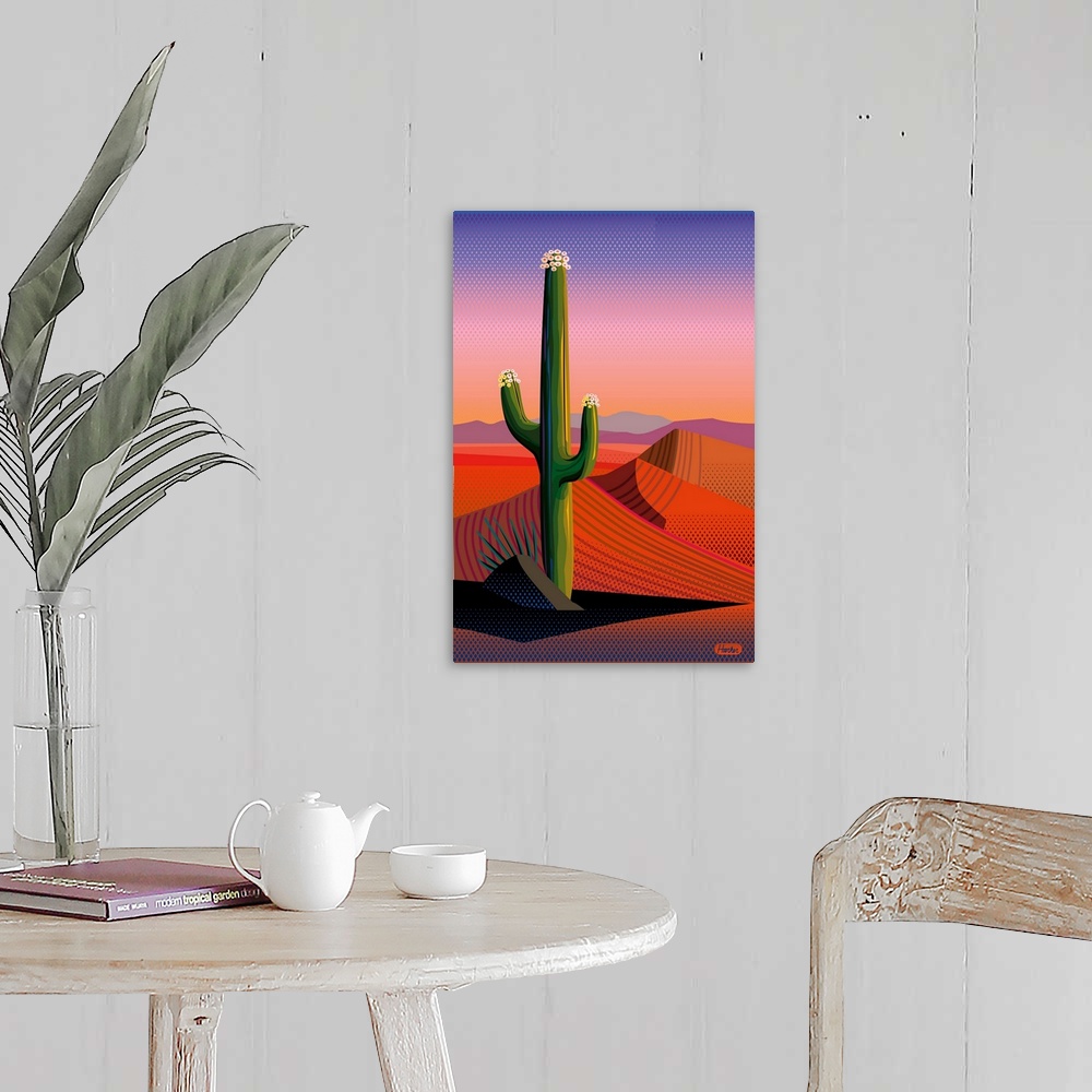 A farmhouse room featuring Saguaro Blossom Sunset