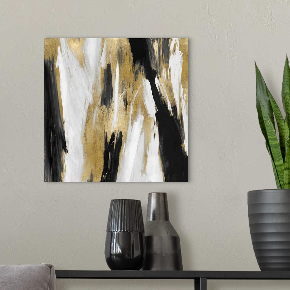 A modern room featuring Abstract Blend Gold