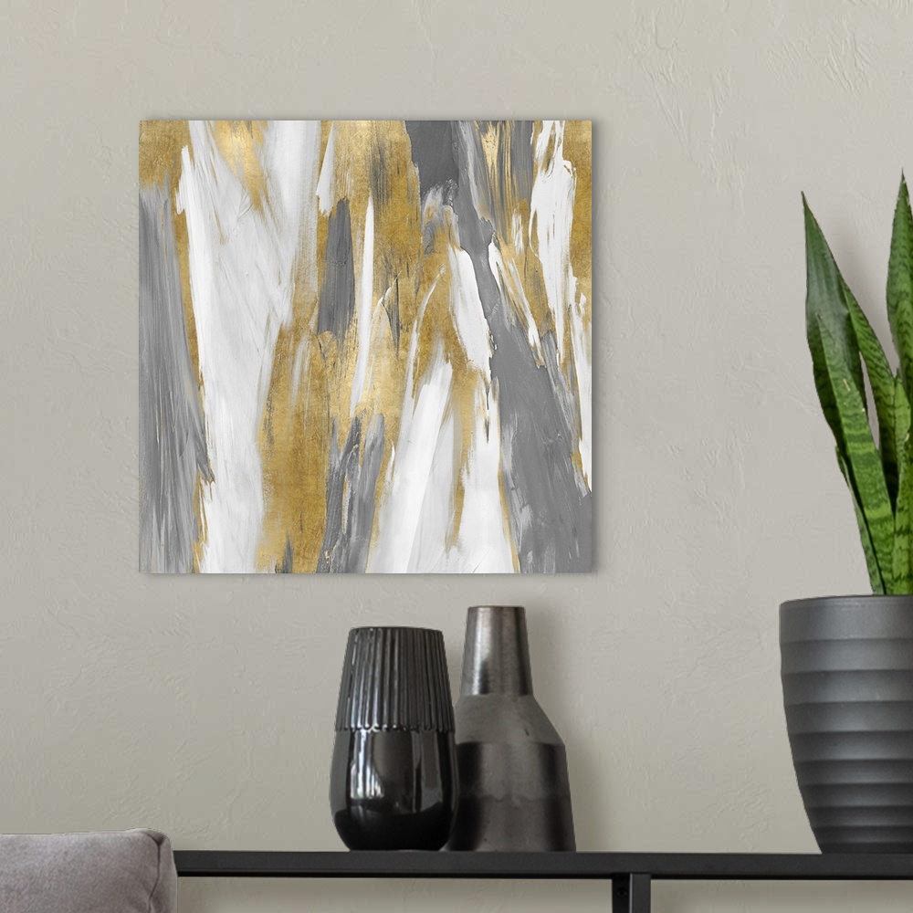 A modern room featuring Abstract Blend Gold G