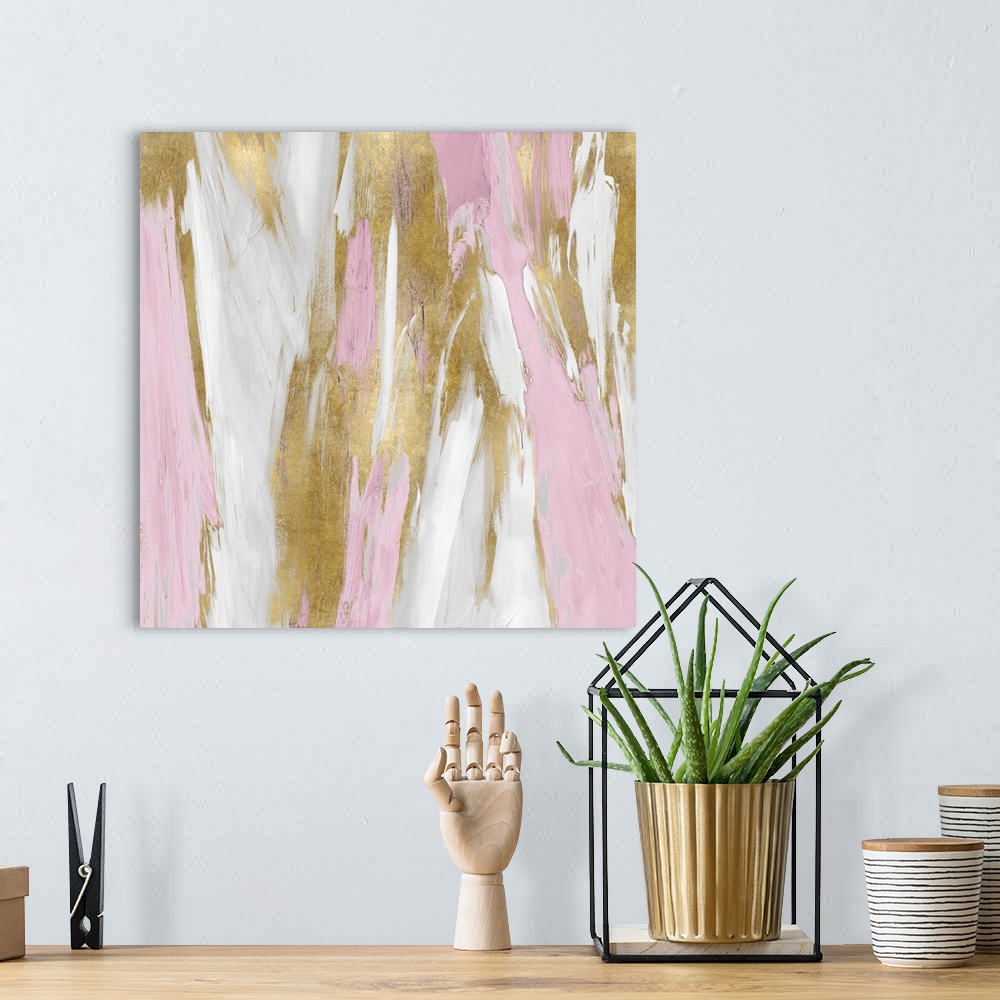 A bohemian room featuring Abstract Blend Pink G