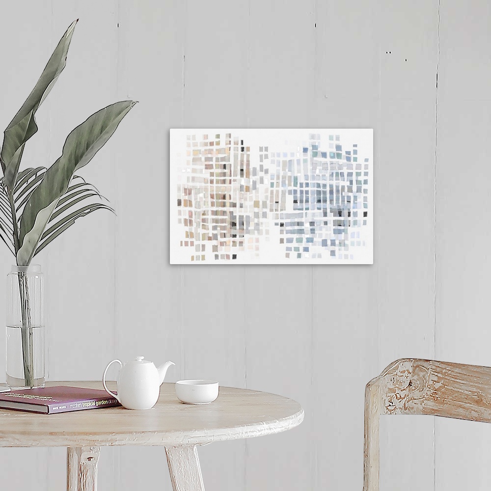 A farmhouse room featuring Abstract Dots 7
