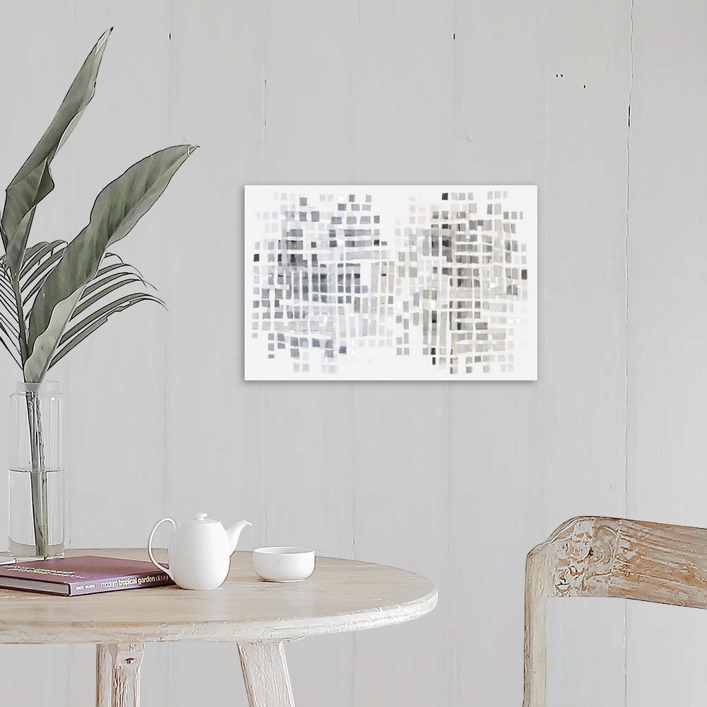 A farmhouse room featuring Abstract Dots 8