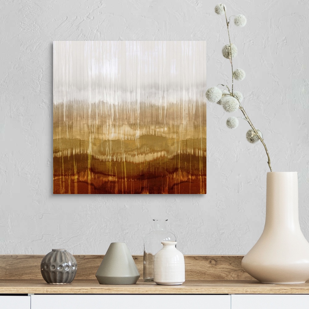A farmhouse room featuring Abstract Drip Amber