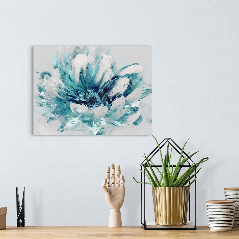 A bohemian room featuring Abstract Flower A