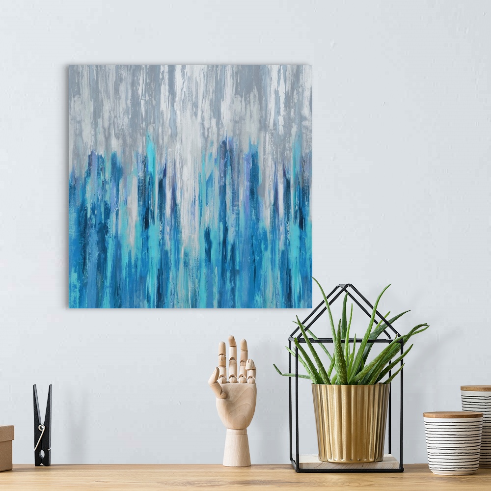 A bohemian room featuring Abstract Lines II B