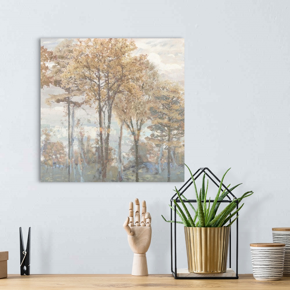 A bohemian room featuring Abstract Trees I