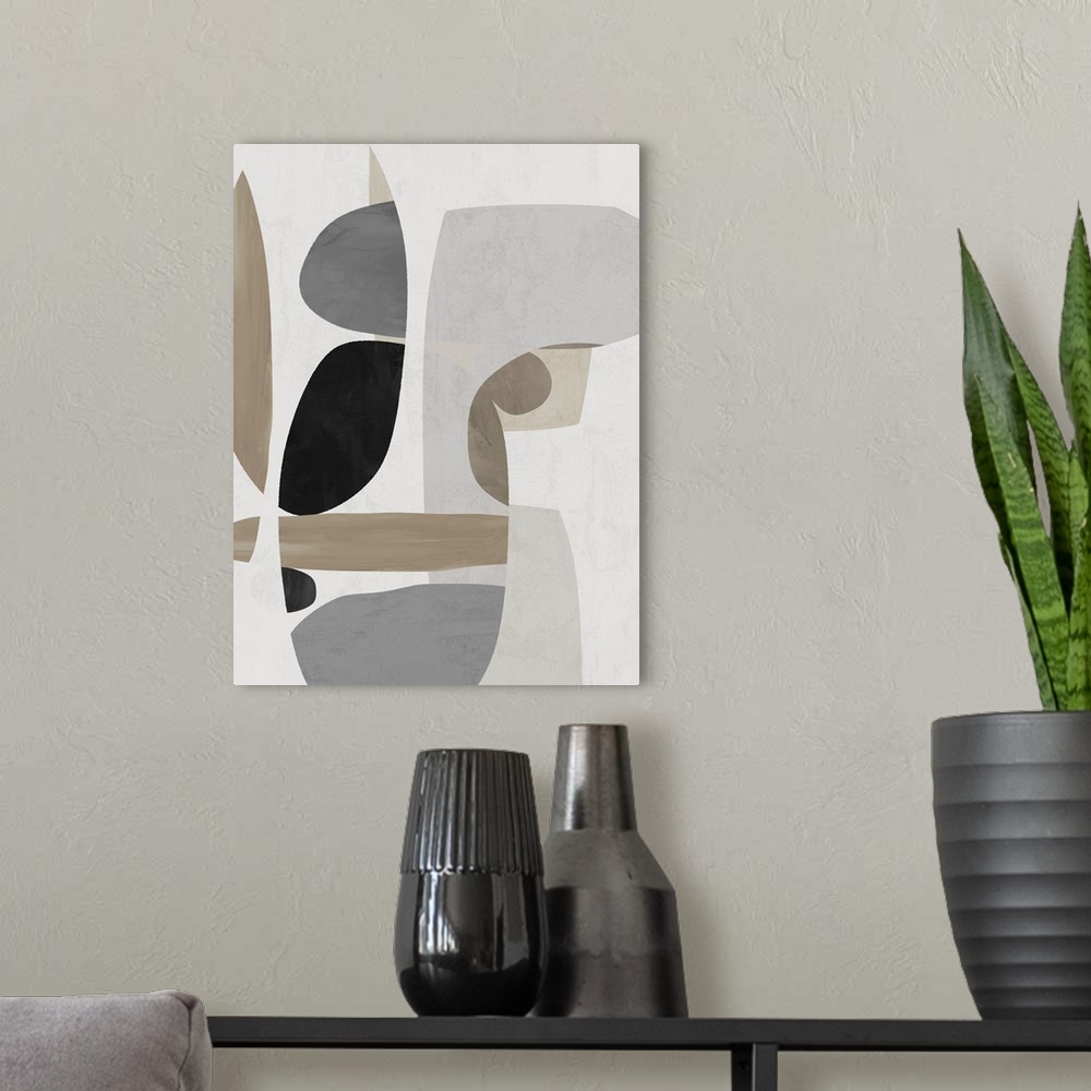 A modern room featuring Abstracts Mid Century III