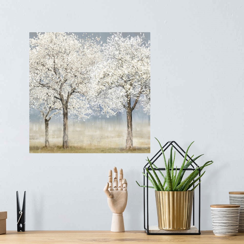 A bohemian room featuring Blossom Trees II