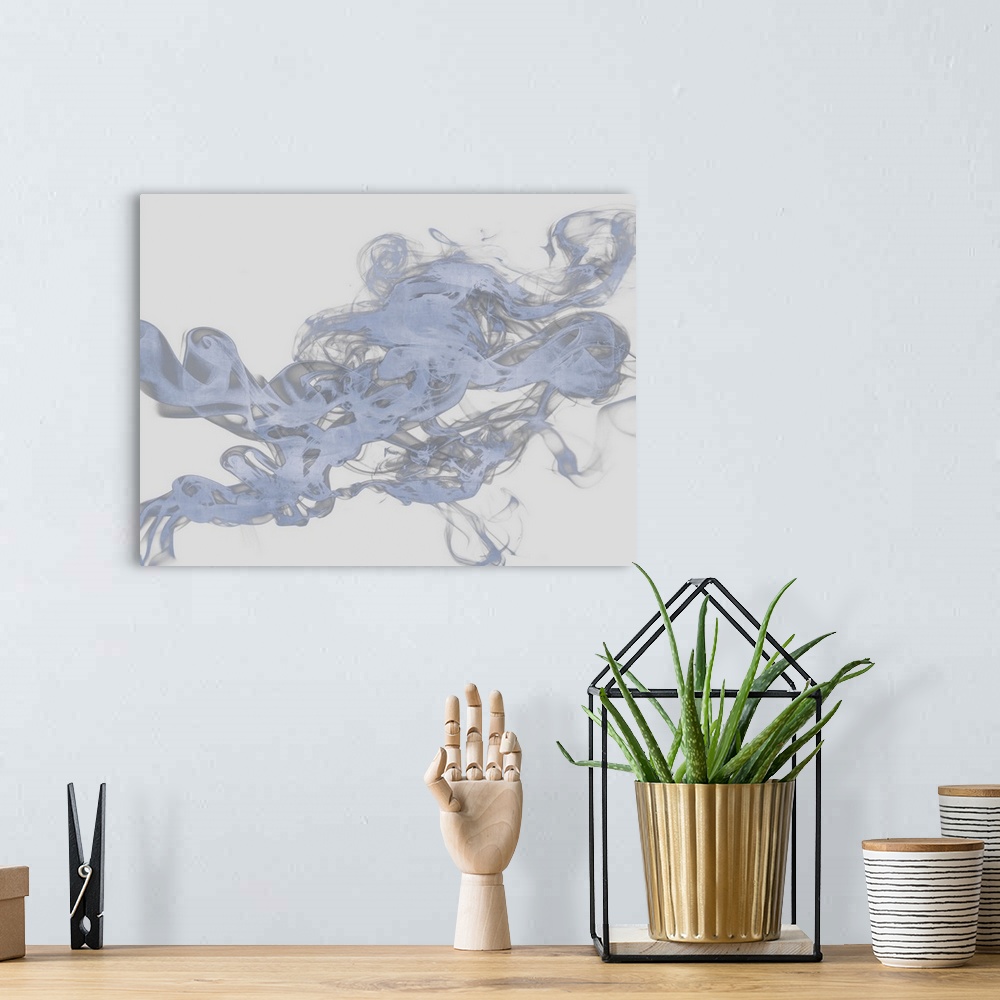 A bohemian room featuring Grey Blue Smoke