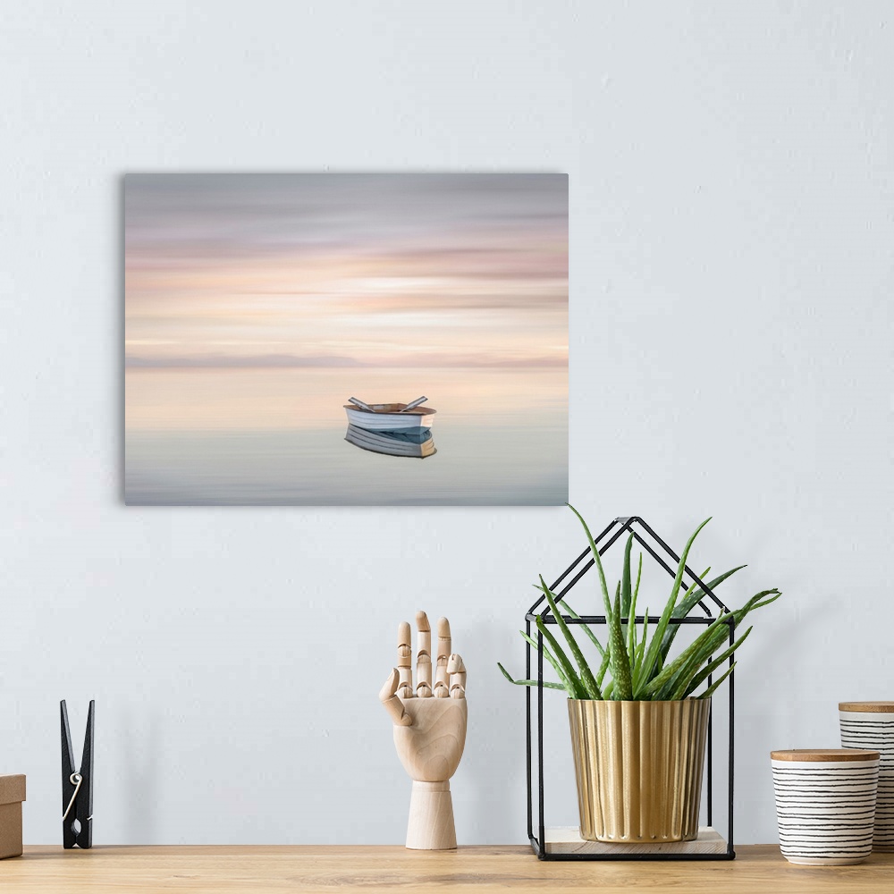 A bohemian room featuring Morning Beach Boat