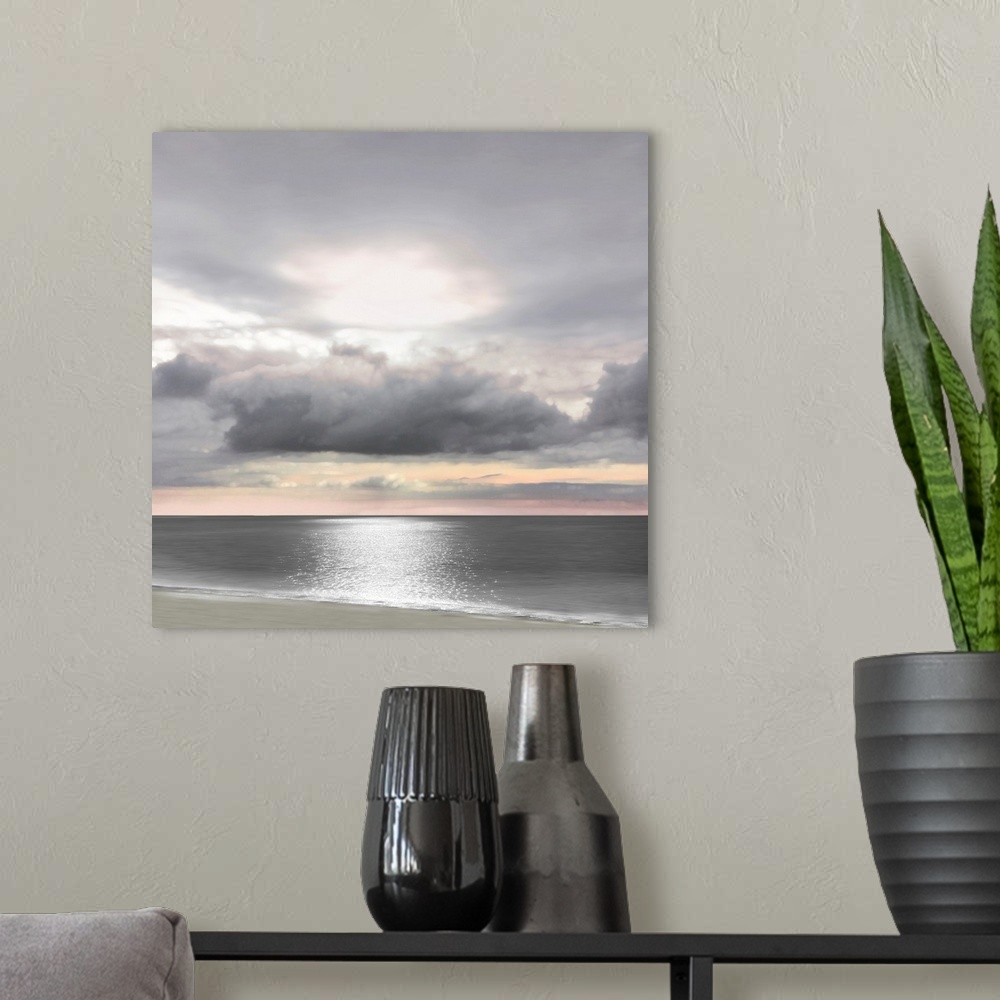A modern room featuring Seascape And Clouds