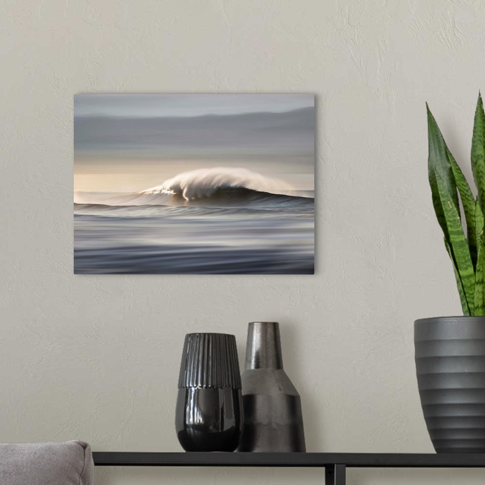 A modern room featuring Sunrise Wave