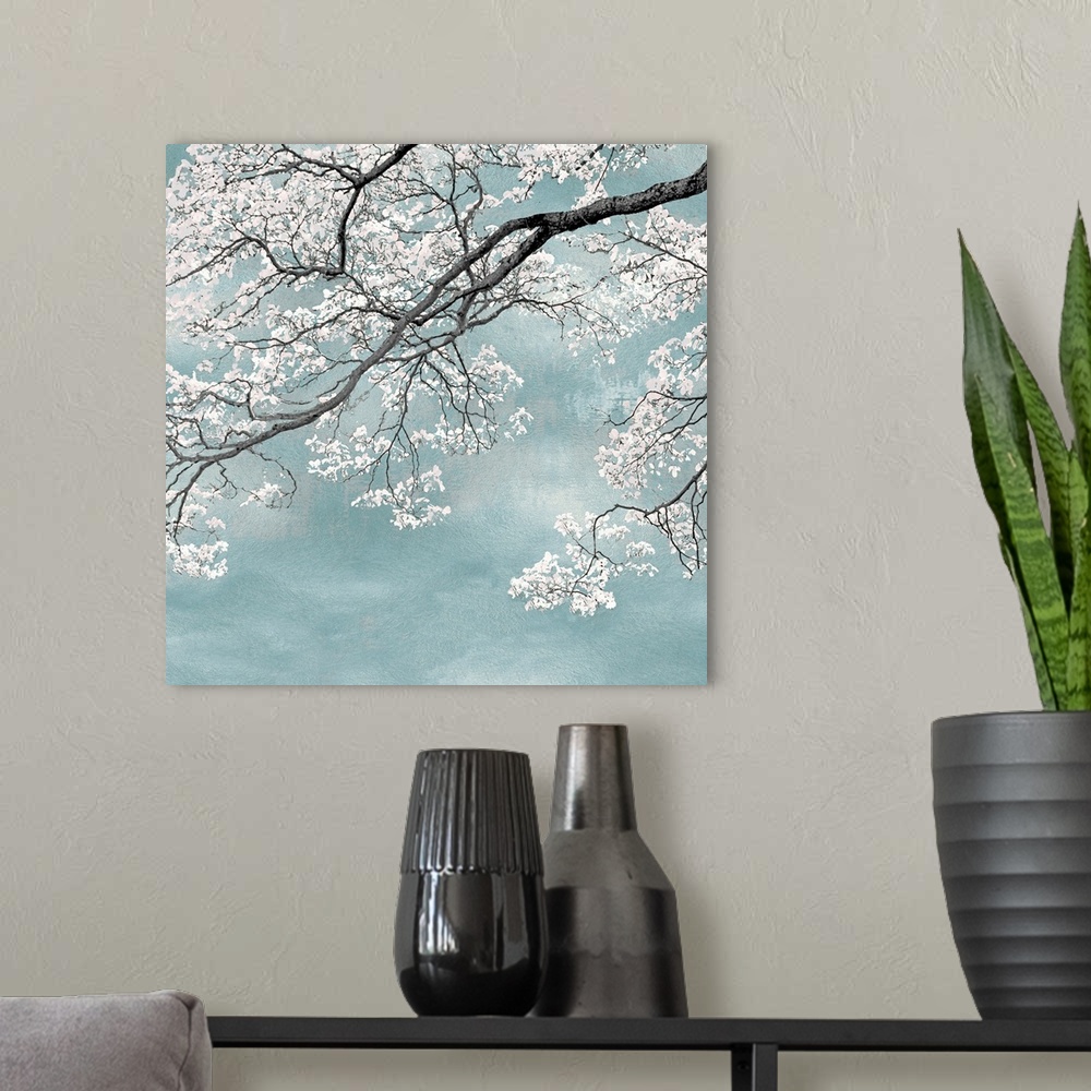 A modern room featuring White Blossom