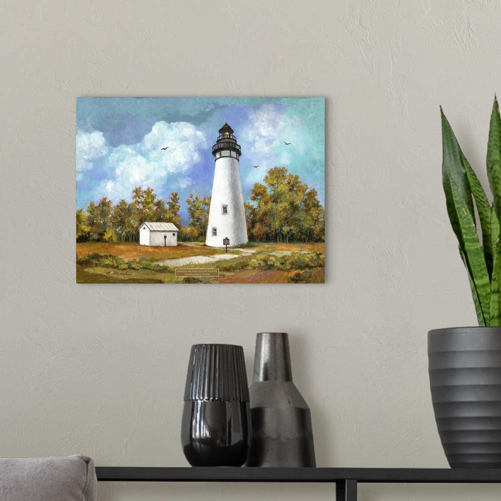 A modern room featuring Lighthouses are a beacon of safe harbor, inspiration and light.